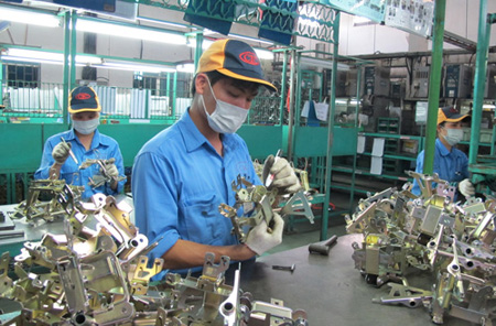 Lao động Việt Nam làm việc tại Đài Loan.